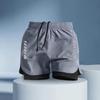 Mens Quick-Dry Board Shorts With Double-Layer Lining Swimming Surfing Running Beach Sports