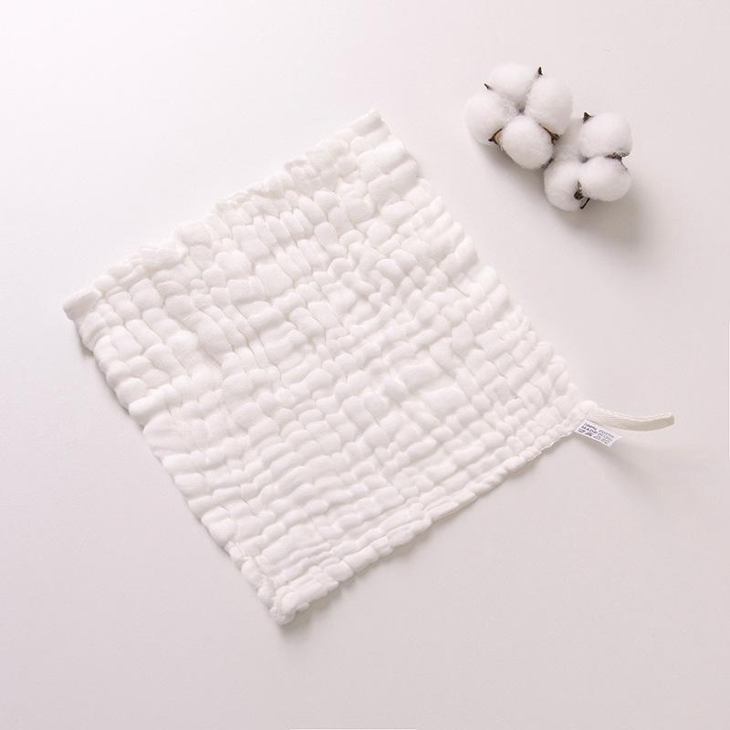 Six-Layer Gauze Newborn Baby Washcloth 30x30 Cm - Class A Drool Towel