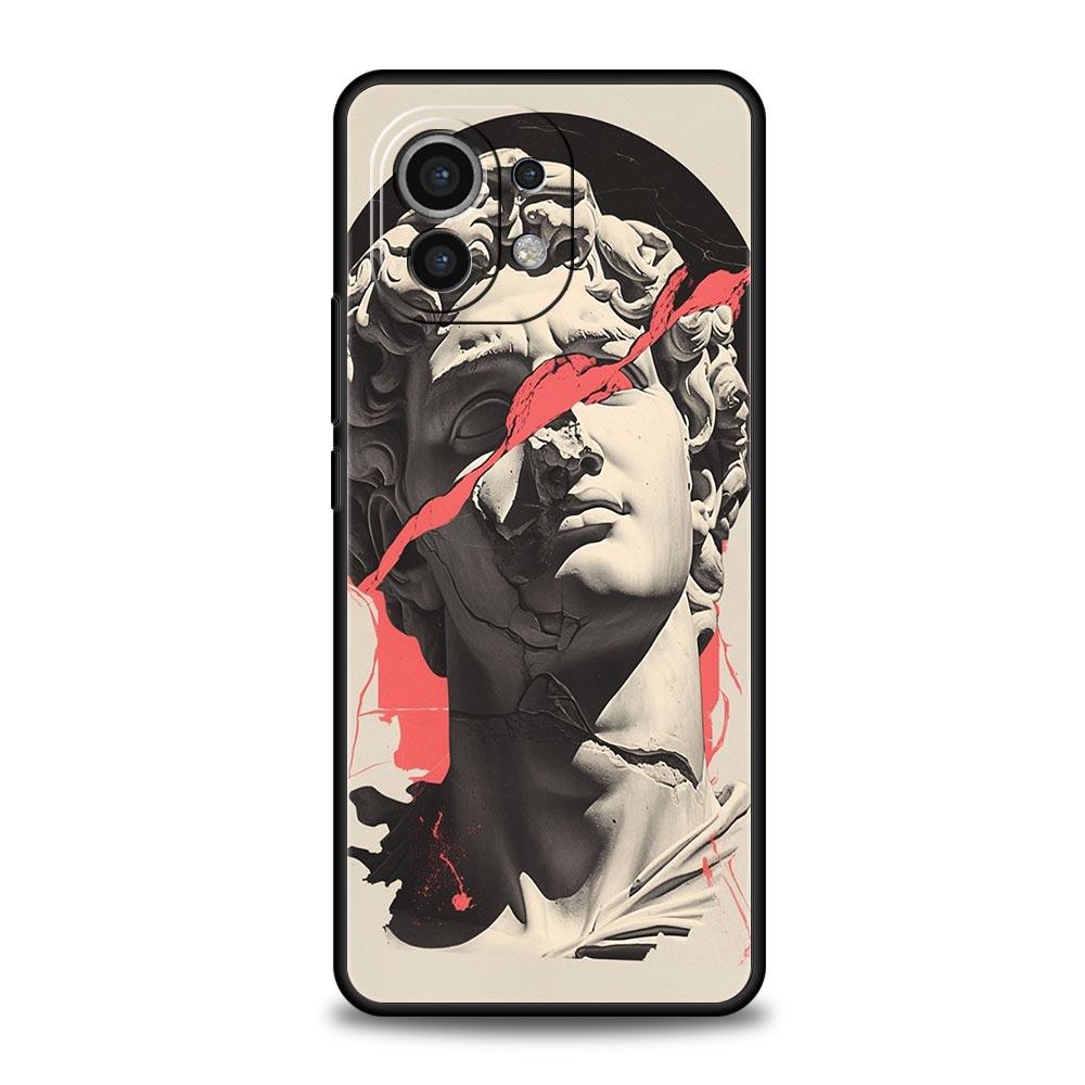 Fashion Ancient Greek Statues Phone Case Cover for Xiaomi Mi 17 Pro Max 15 14 13 12 11 Ultra 15T 14T 13T 12T Pro Lite Soft TPU