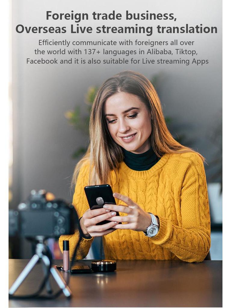 Multilingual Voice Translator & Mobile Stand Pen