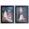 Framed Ghost Picture Ghost Wall Art Decoration Creepy Gothic Picture
