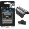 Foil & Cutter Series 5 51S Replacement Head for B-raun Series 5 590cc 8595 8985 8975 8991 (Silver, New Packaing)