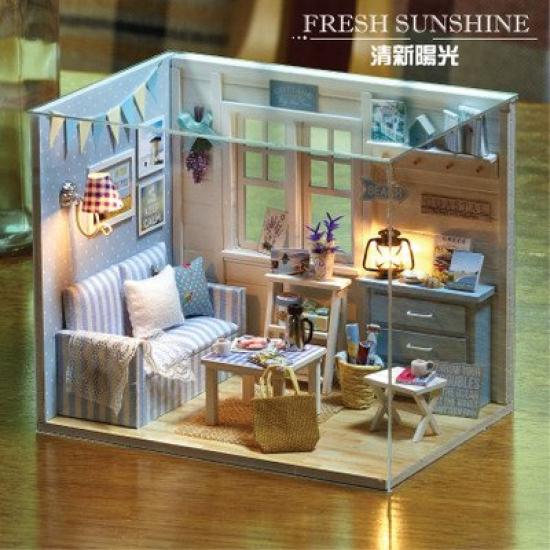 Dollhouse Handmade Kit Set Miniature Fresh Sunshine (t-FREAK)