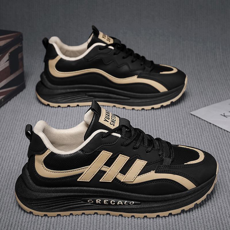 22 Frühling neue lässige Sportschuhe leichte dicke Sohle Mesh atmungsaktive Schuhe