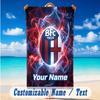 Beach Towel Custom Name Text, Quick Dry Large Towel For Beach HomeBologna FC