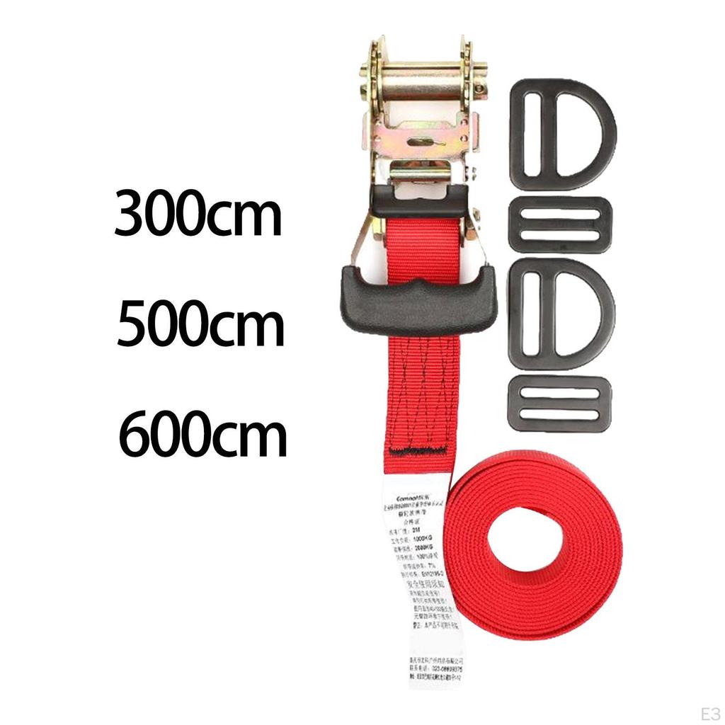 Heavy Duty Ratchet Strap for Outdoor Equipment Securement