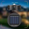 Couvercle de Lampe Solaire Étanche Motif Creux Abat-jour Solaire Pour Lampes Suspendues d'Extérieur