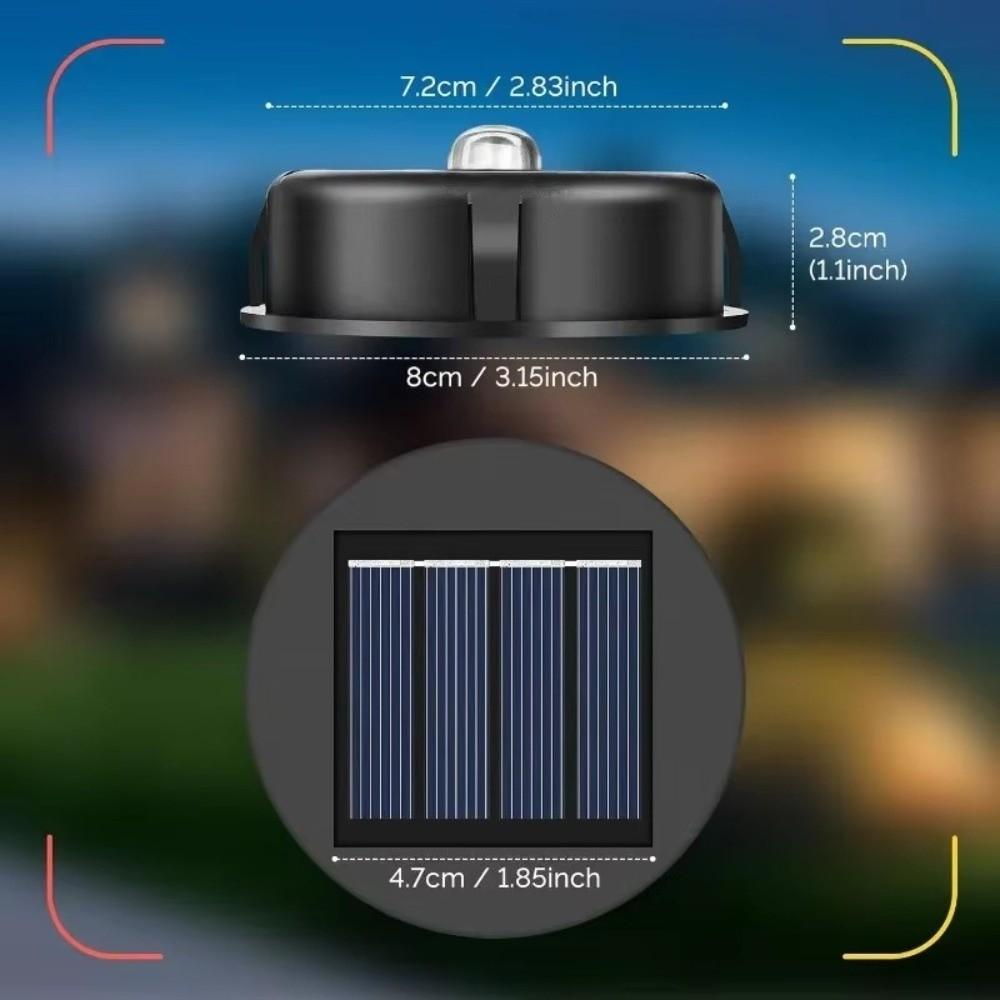 Couvercle de Lampe Solaire Étanche Motif Creux Abat-jour Solaire Pour Lampes Suspendues d'Extérieur