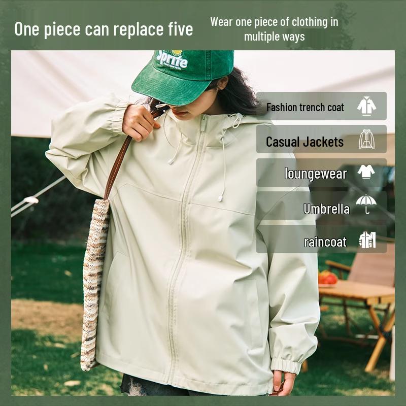 Huili Women's Functional Waterproof Outdoor Jacket