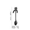 304 Stainless Steel Coffee Spoon Cute Cat Spoon Teaspoon Creative Dessert Ice Cream Tableware Kitchen Tools Tea Spoon Cjcc01