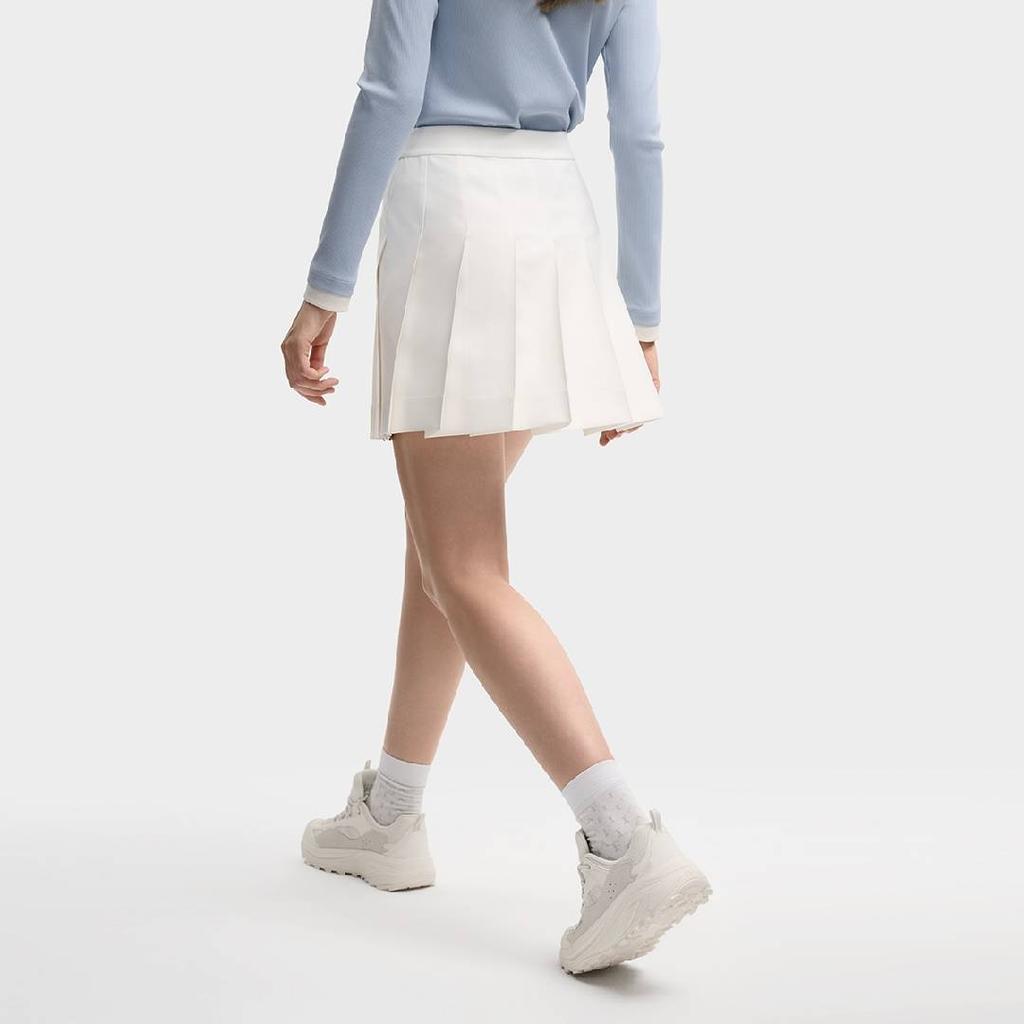 Fila Heritage Brand Logo Fashion Versatile Woven Casual Skirt Women Skirts F11W548304F-WT