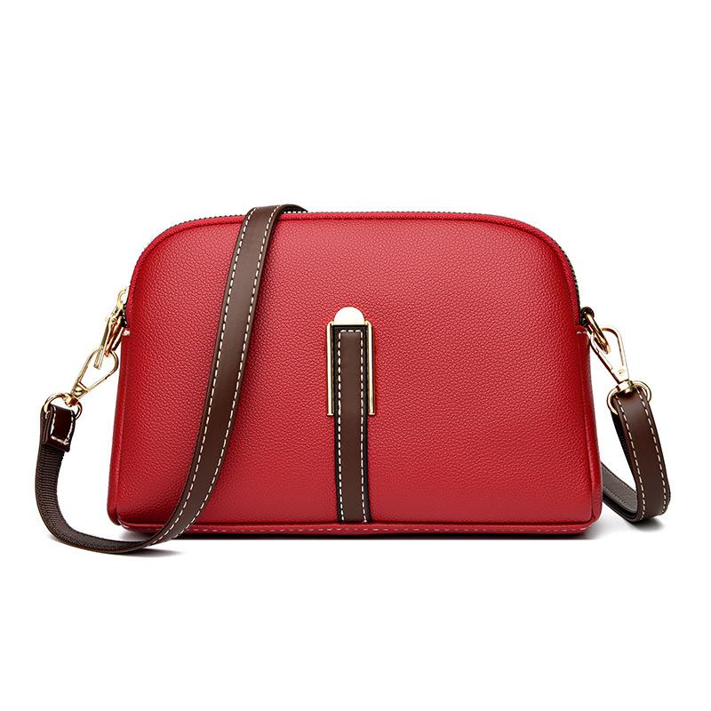 100% originální kůže kabelka přes rameno Dámská kabelka Designová taška s klopou z hovězí kůže Luxusní dámské kabelky Messenger Crossbody pro ženy