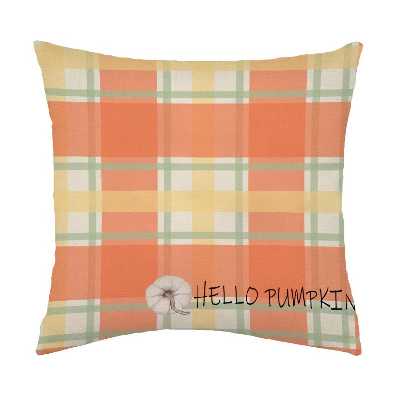 Custom Christmas Pumpkin Pillowcase - Festive Home Decor for Living Room, Sofa, or Bedroom