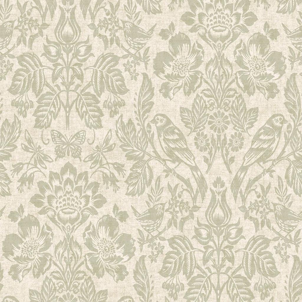 Holden DÃ©cor Hawthorn Meadow Blown Vinyl Textured Wallpaper
