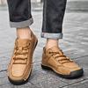 Men Handmade Retro Leisure Shoes Large Size Casual Leather Rubber Bottom Handmade Casual Shoes Breathable