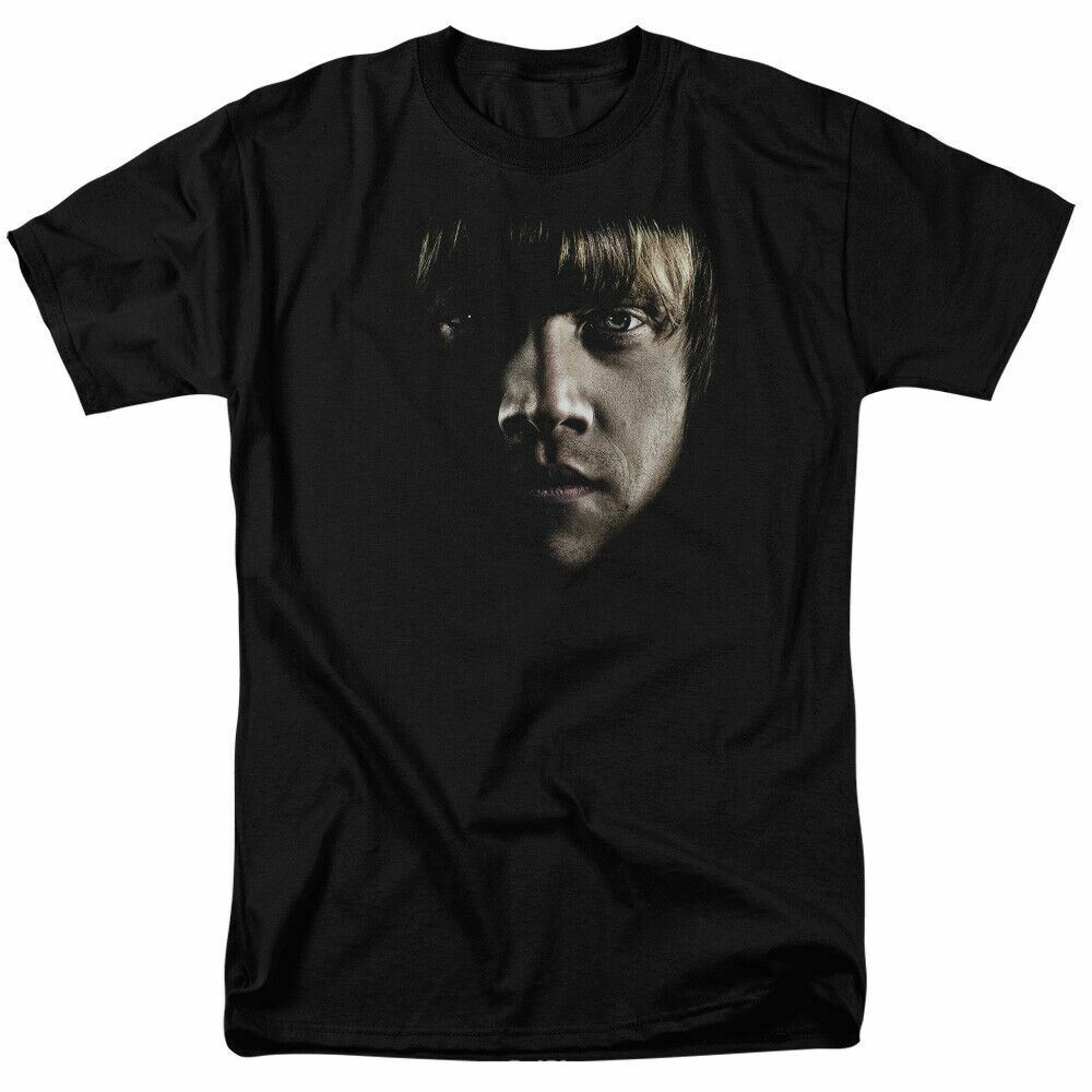 Harry Potter Ron Poster Head T Shirt Mens Licensed Wizard Movie Tee Black S