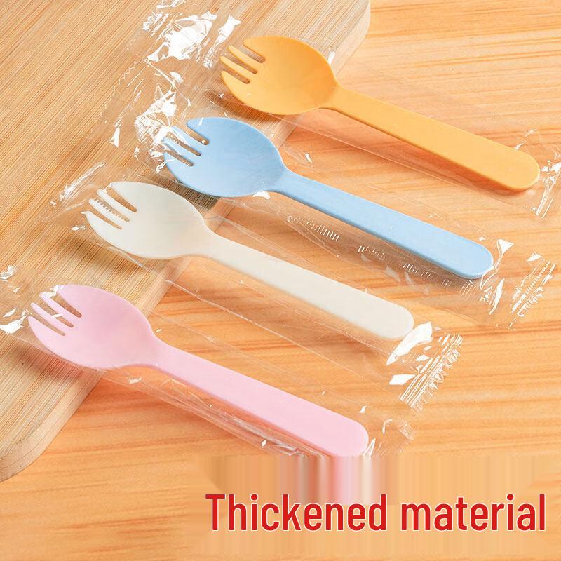 Individually Wrapped Plastic Fork Spoons