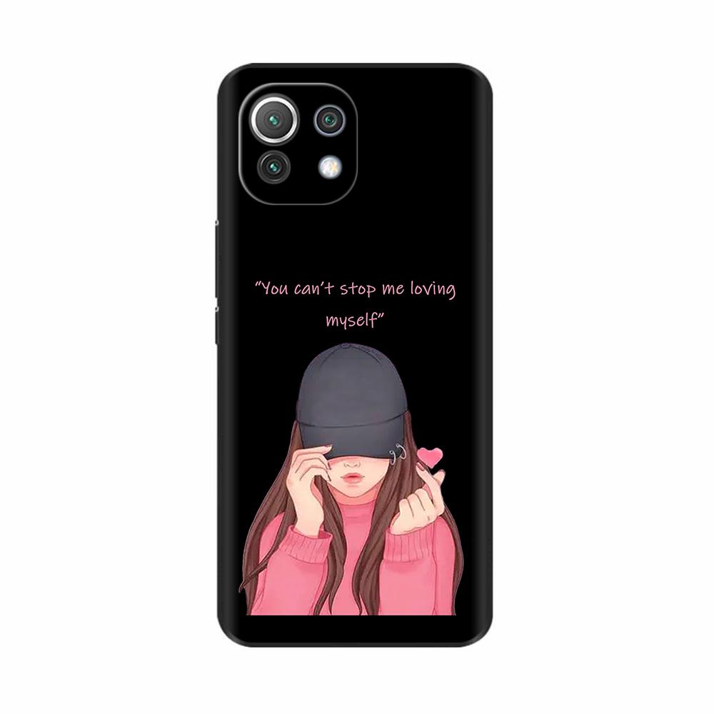 For Xiaomi Mi 11 Lite 5G NE Case Painted Soft Silicon Phone Back Cover For Xiomi Mi 11 Lite Case Mi 11 Lite Mi11 11i Shell Cover