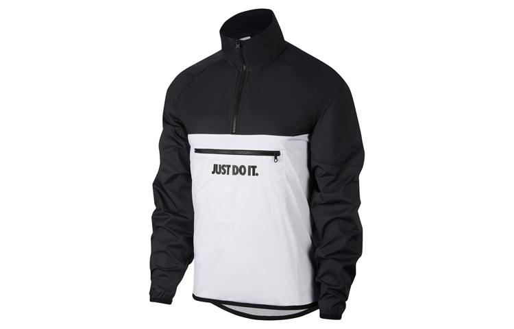 Nike Jackets Men s Black/White Stand Collar Moderate Other CU4104-011 M