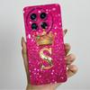Camon30 Phone Case For Tecno Camon 30 Pro Premier 5G Casing Crown Letters Liquid Silicone Protection Back Cover Anti Slip Funda