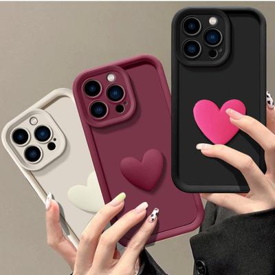 For Vivo Y33s Case Vivo Y33t Y21 Y21S Y21A Y21E Y21 2021 Y21T Love Heart Phone Case Full Package Matte Anti Drop Soft Cover