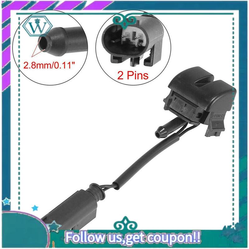 AA92-For BMW E46 323I 325I 328I Windshield Washer Nozzle 61668374365