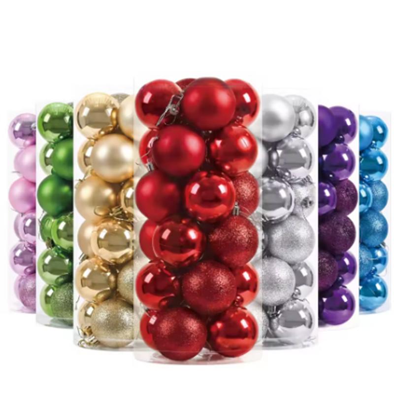 24 pezzi 3 cm Palline di Natale Decorazioni per l'Albero di Natale Palla Ciondoli da Appendere per l'Albero di Natale Decorazioni per l'Albero di Natale per Feste in Casa Regalo di Capodanno