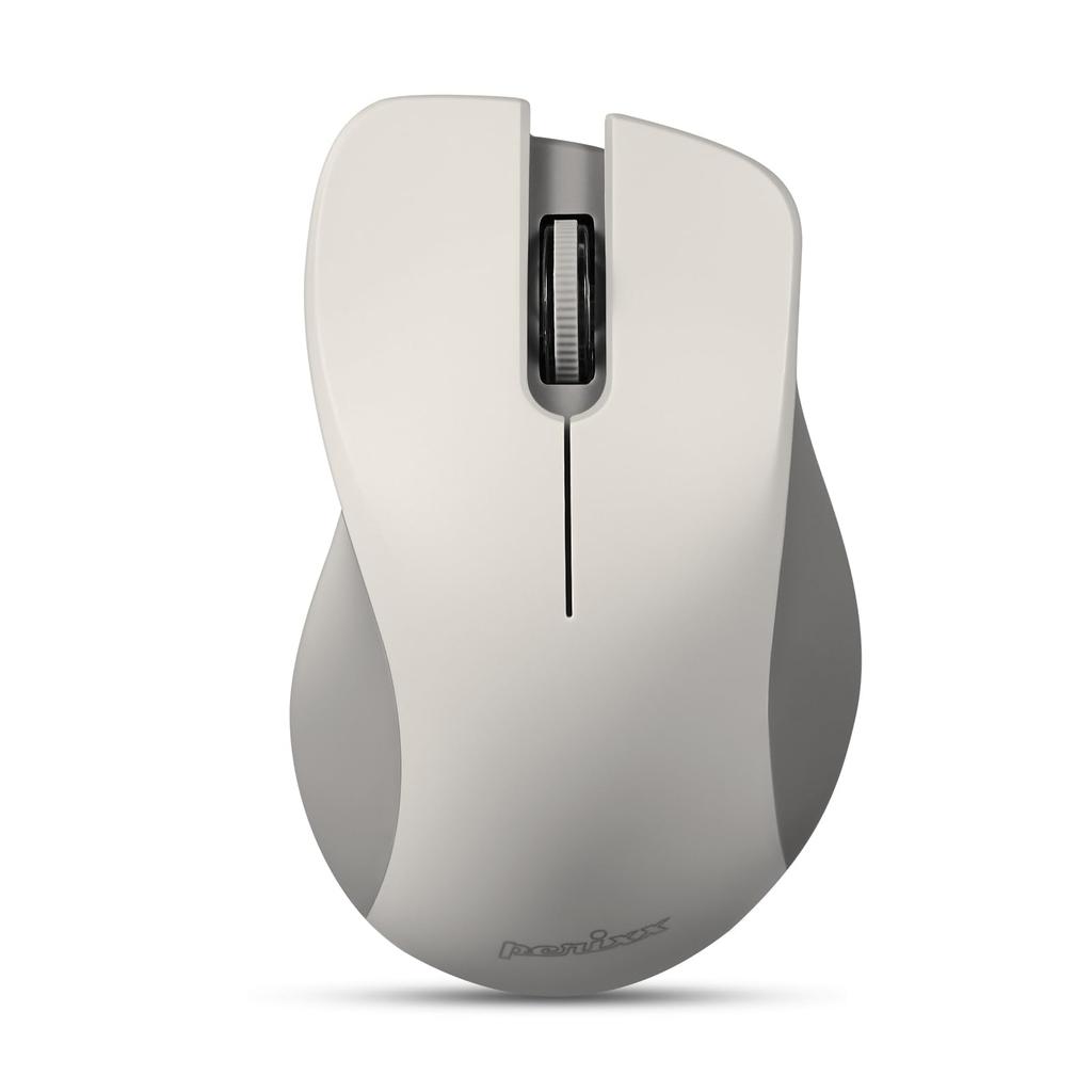 Perixx PERIMICE-621M Wireless Mouse, Silent Click, Wireless (2.4G, Beige)