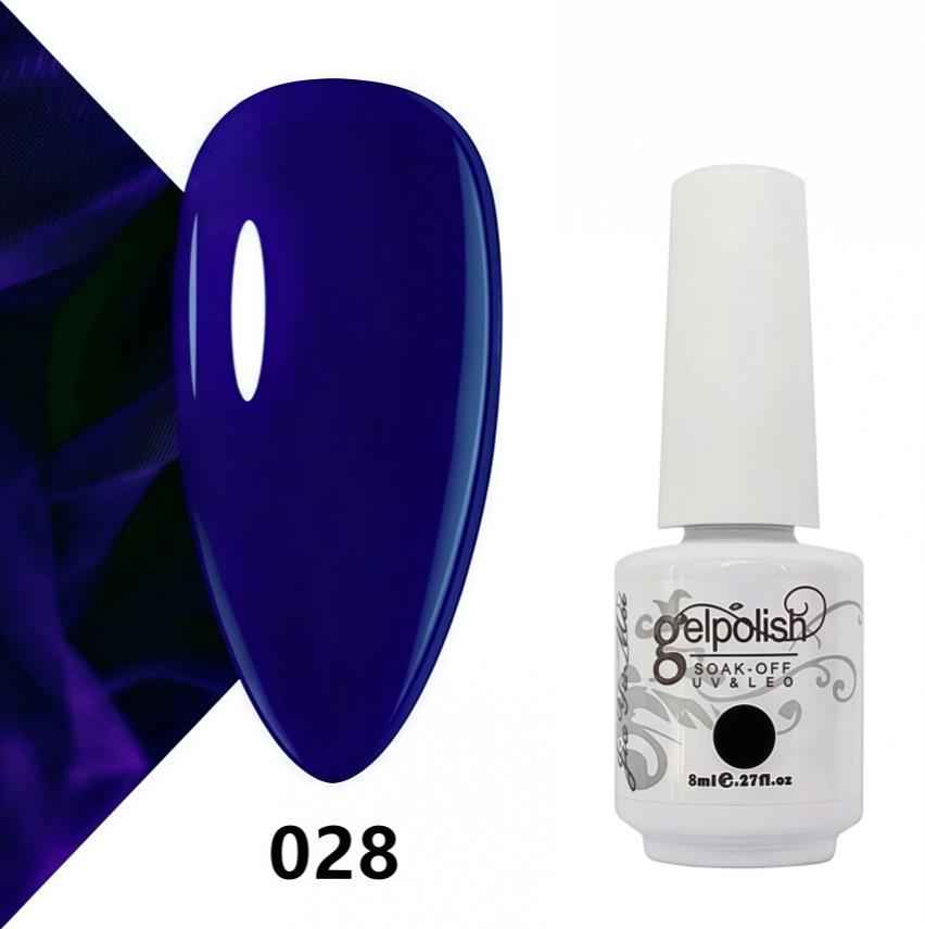Amber Gel Polish Set: Gel Polish Manicure Kit with Whitening, Base Coat, and Sealer.