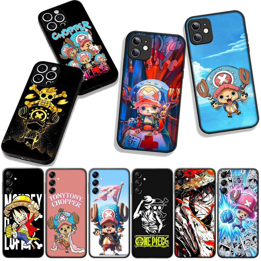 Cover for Apple iPhone 16 15 14 Plus 13 12 Mini 17 Pro Max + ProMax 16E Air 16+ 15+ Phone Case Tony Chopper Luffy One Piece