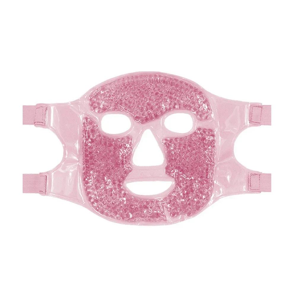 

Маска для лица со льдом и гелем снимает усталость, укрепляет кожу, спа-терапия, охлаждающий пакет со льдом, охлаждающий массаж, косметический уход за кожей розовый