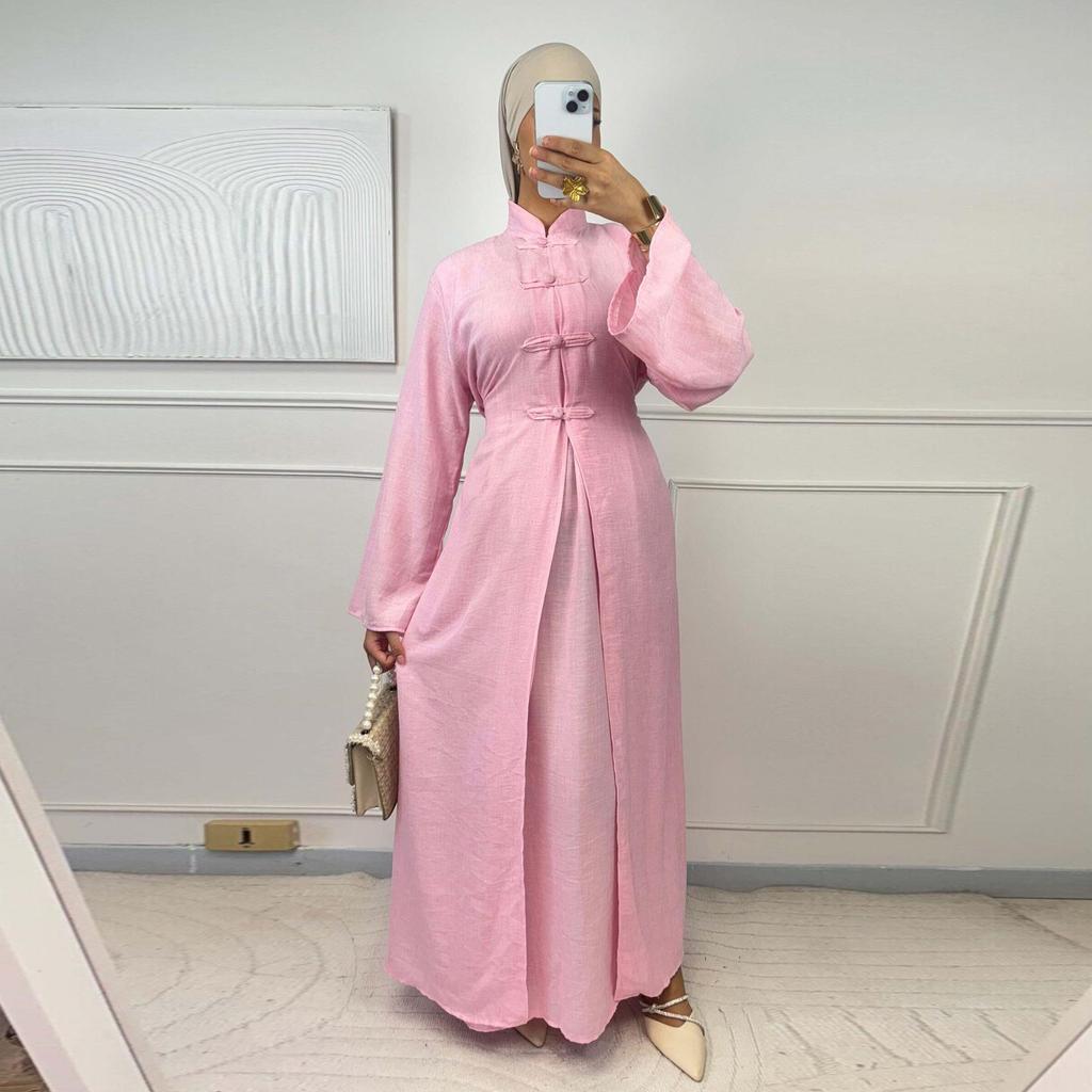 Elegant Inner Wear & Cardigan Two-Piece Set LR1124 - Loriya Dubai Middle East Collection