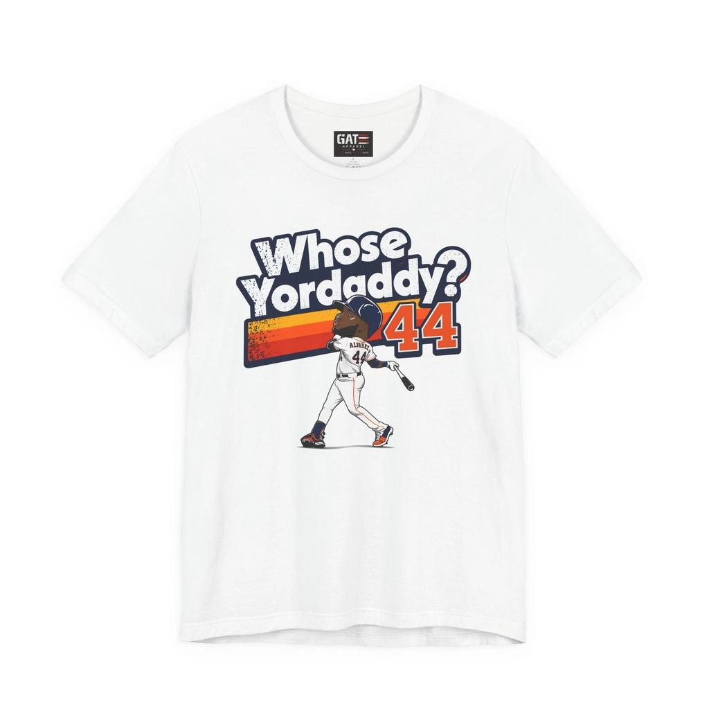 Yordan Alvarez Houston Astros Baseball Shirt Graphic Tee Slugger T-Shirt #44 MLB