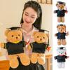 30cm Cute Stuffed Animal Doll Soft Graduation Gift Creative Doctor Bear Plush Toy  Graduation