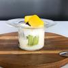 Straw Hat Shape Ice Cream Classes Container for Cake Yogurt Fruit Tasting Party