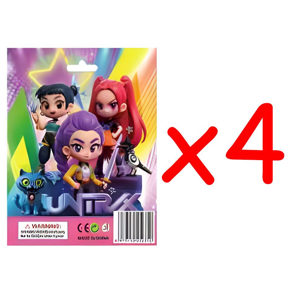 24 Stück Überraschungsbox Anime Kpop Dämonenjäger Figur Spielzeug Sammelmodell für Fans Desktop Dekoration Animierte Zeichnungen Gaming