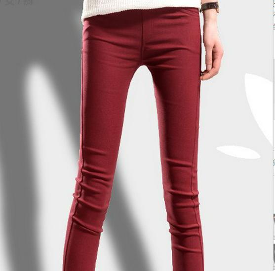 Spring & Autumn Women`s Colorful Elastic