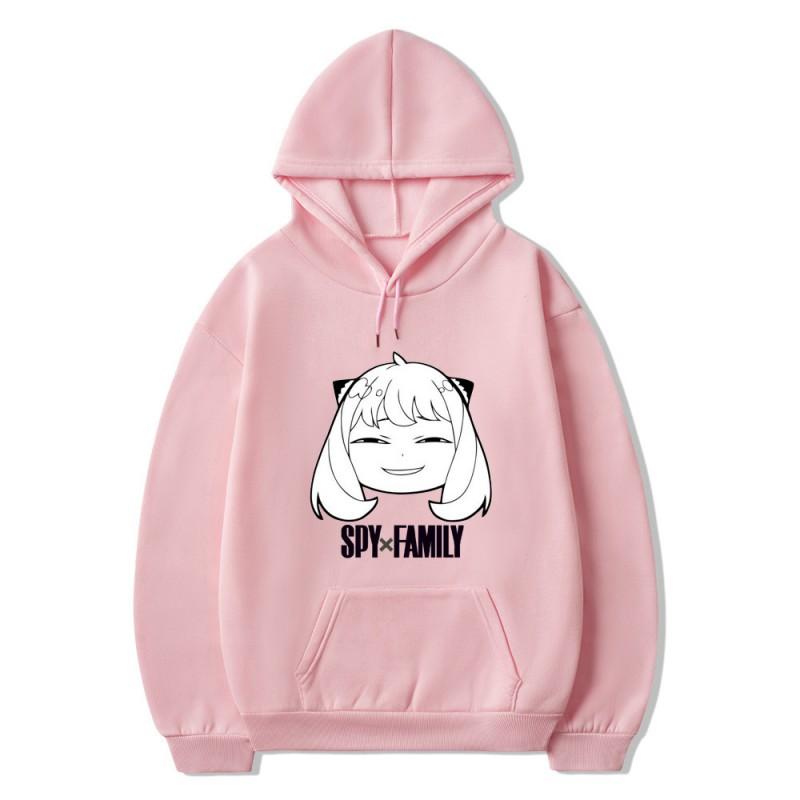 Spy X Family Anime Hoodie Women - Printed Cap Sleeve Long Oversized Streetwear Sweatshirt In Multiple Colors