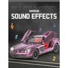 1/24 BENZ SLR 722S Alloy Sports Car Model Diecast Metal Track Racing Car Vehicles Model High Simulation Sound and Light Kids Toy Gift