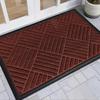 European Half-Round Dirt-Resistant Entrance Mat – Non-Slip Mud Scraper Rubber Carpet
