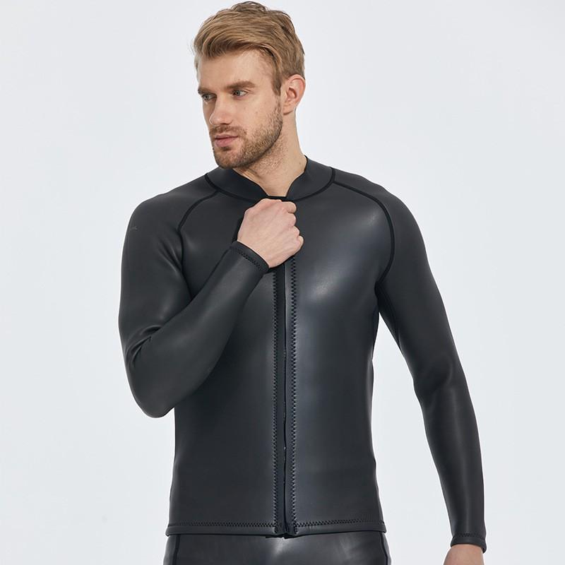 2mm Mens Shorty Wetsuit Top Snorkeling Swimming Diving Warmth UV Protection Outdoor Water Sports