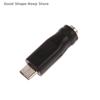 1 PC DC Power Adapter Converter with 5.5x2.1mm Female Jack to USB Type-C Male Connector