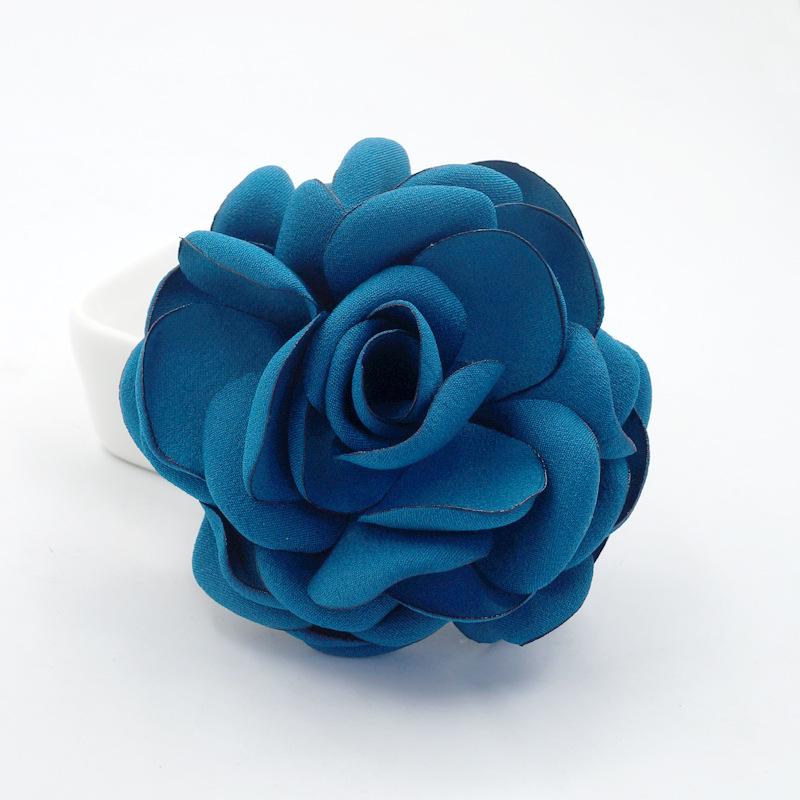 Κορεάτικη Υφασμάτινη Μπροσούρα Λουλούδι: Κομψή καρφίτσα με ιδιοσυγκρασία για γυναικεία παλτό και ζακέτες