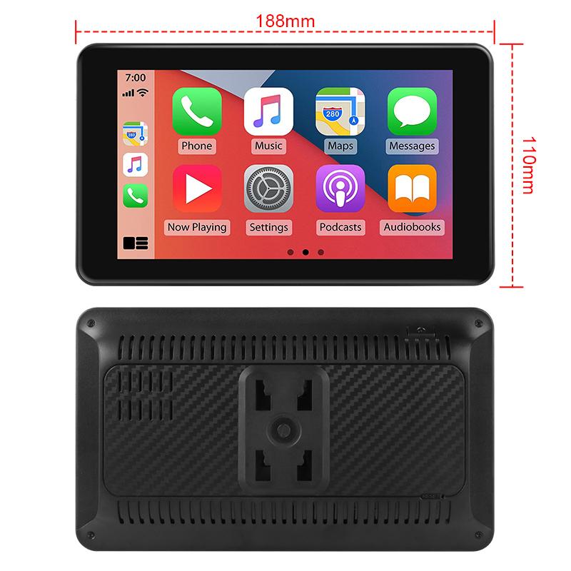 7 Inch Car Radio Wireless CarPlay Android Auto Multimedia Video Player Portable Touch Screen AUX BT Universal For Kia Toyota VW