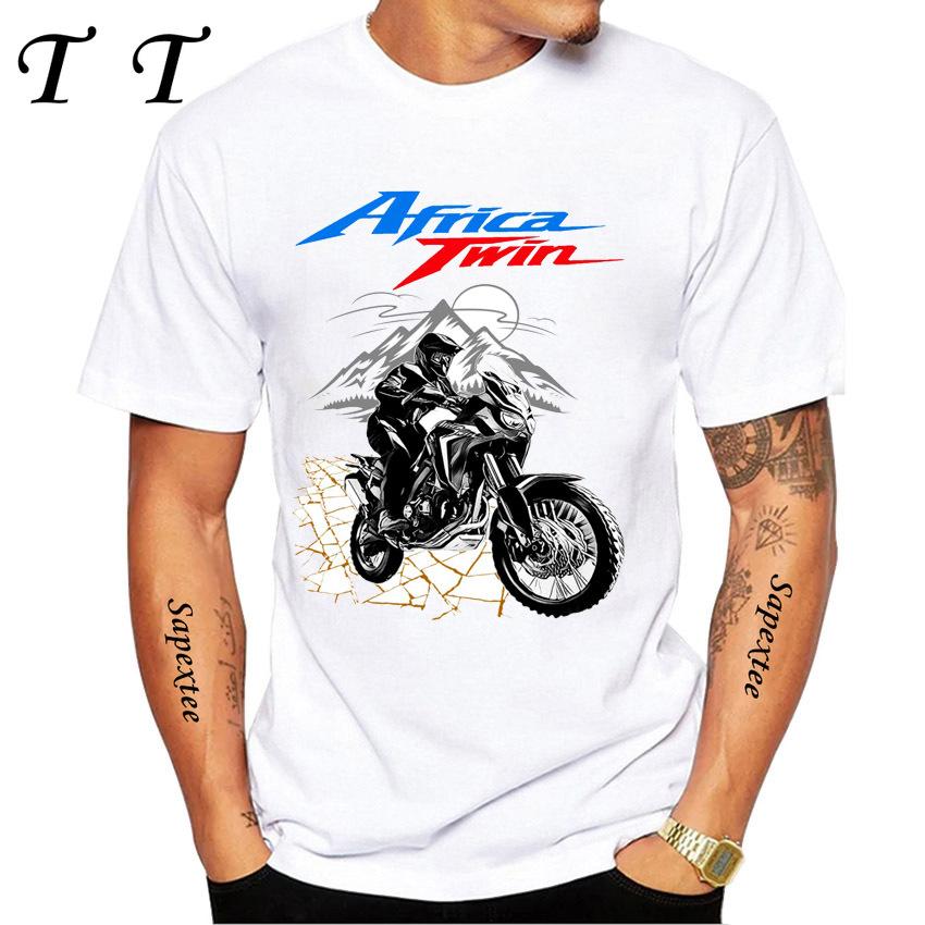 Japan Adventure Hon Africa Twin Crf 1000l Motorcycle T-Shirt New Men Tshirts Clothing Boy White Tops Moto Ride Sport Legend Tees