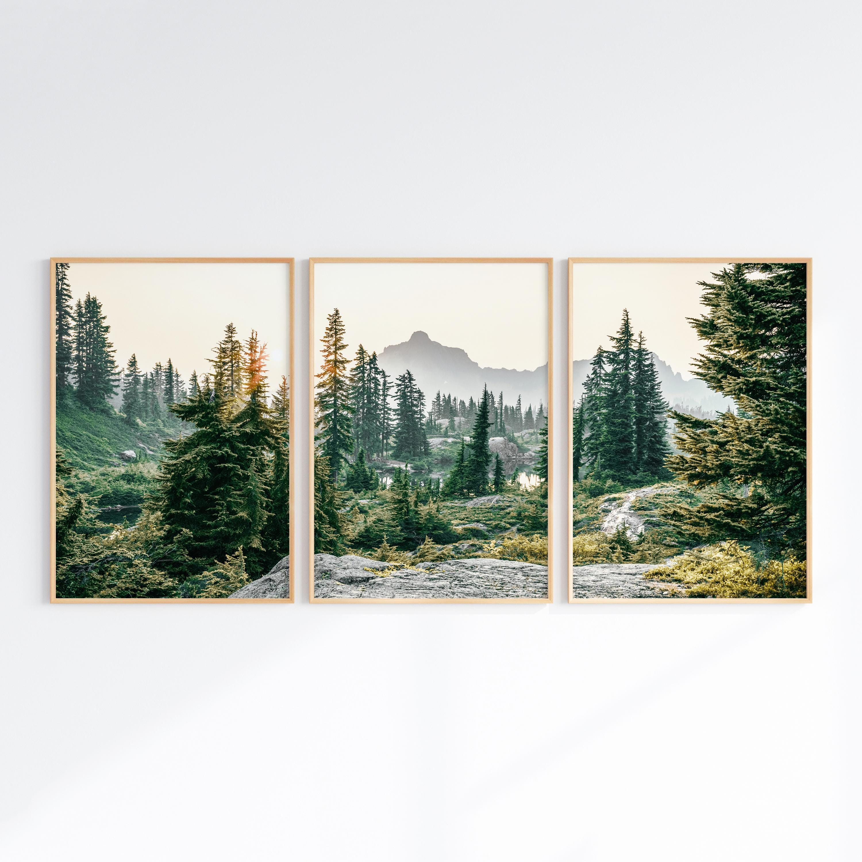 Mountain Set of 3 Prints Printable