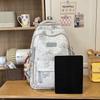 Schoolbag New Large Capacity Bear Backpack Middle School Student School Bag Ins High Value Fashion Casual Lightweight Girls Backpack