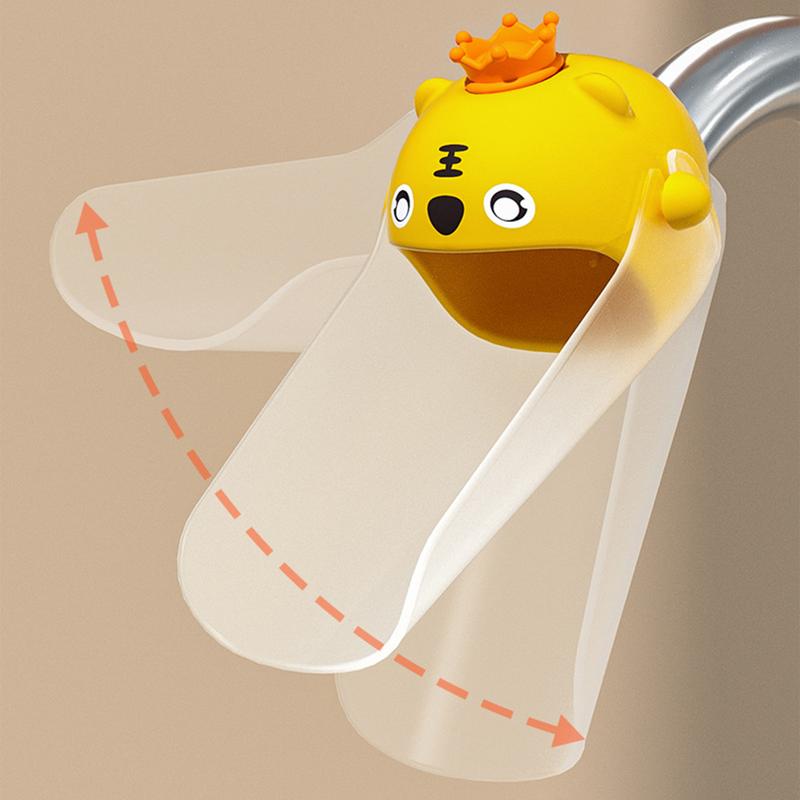 Cartoon Animals Faucet Extender For Kids Hand Washing In Bathroom Sink Accessories Kitchen Convenient for Baby Washing Helper