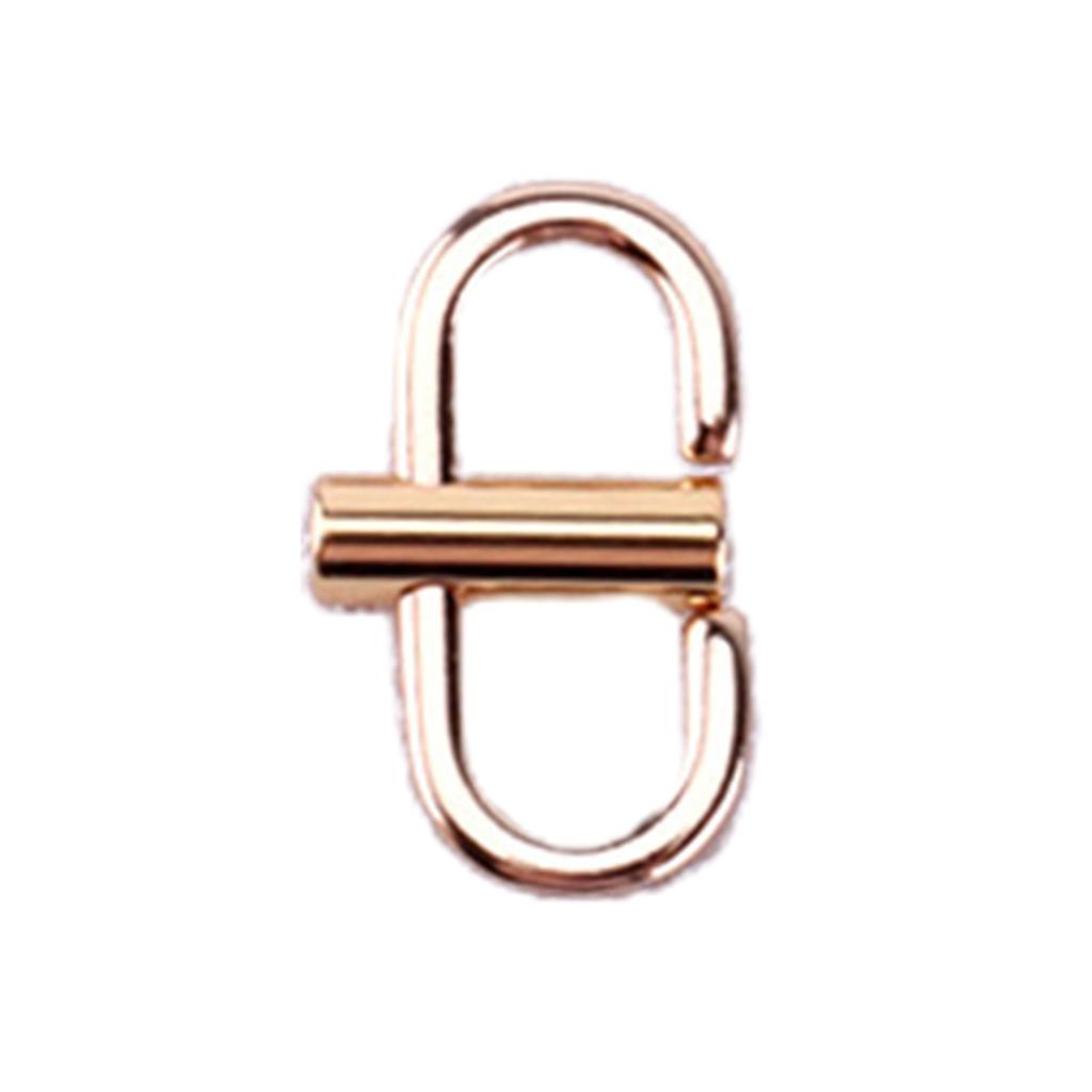 Adjustable Metal Buckle for Bag Chain Shortening Buckles Clip Long and Short Regulator Shoulder Crossbody Bag Accessory