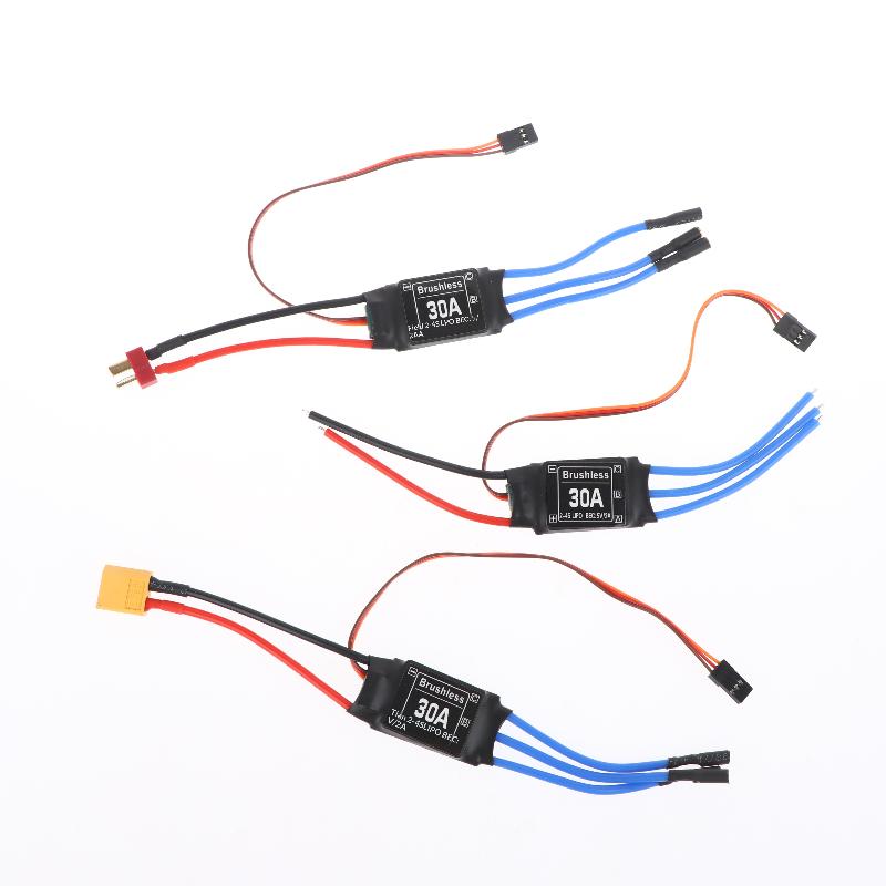 30A Brushless Electronic Speed Controller With 5V 3A Ubec Xt60 Esc Brushless Motor For Rc Fpv Helicopter Mini Quadcopter Drone